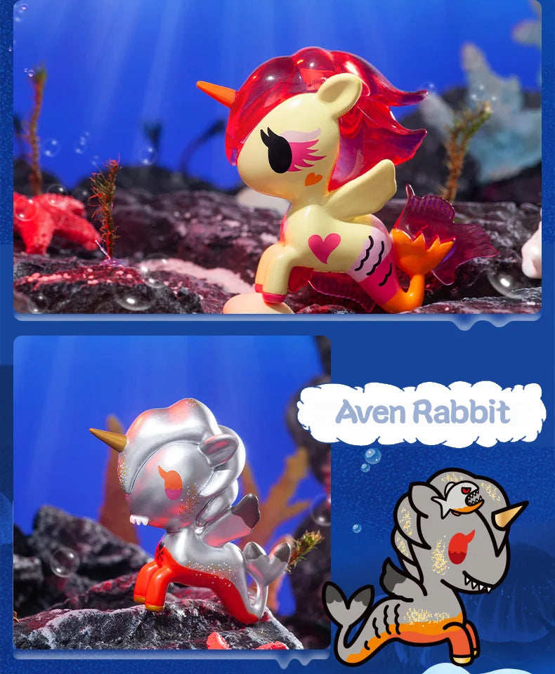 Aven Rabbit Tokidoki Mermicorno 6 Serie Blind Box – Verrassende Kawaii Verzamelfiguur
