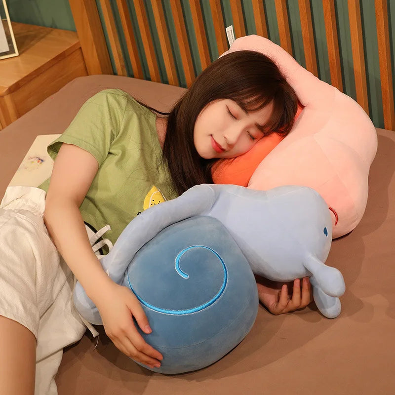 MIAOOWA Schattige Slak Pluche Toy – Zacht Kawaii Kussen voor Meisjes
