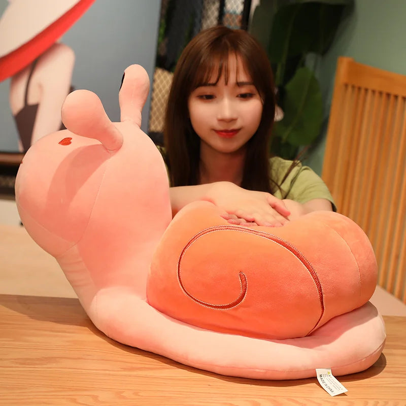 MIAOOWA Schattige Slak Pluche Toy – Zacht Kawaii Kussen voor Meisjes