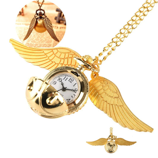 Zakhorloge Harry Potter Snitch Met Gouden Vleugels Quartz Model
