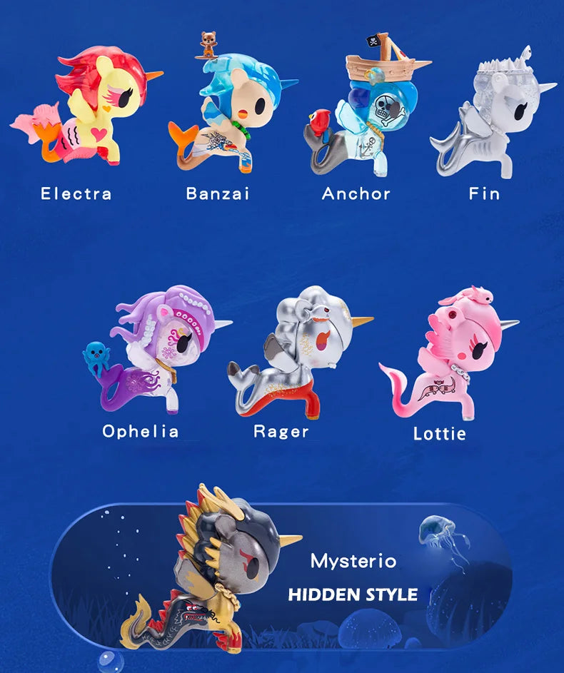 Aven Rabbit Tokidoki Mermicorno 6 Serie Blind Box – Verrassende Kawaii Verzamelfiguur