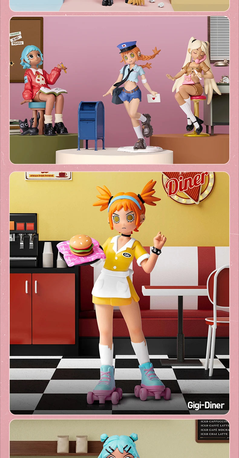 Officiële POP MART Peach Riot Rush Hour Series Figuren – Mysterie Box Vol Verrassingen