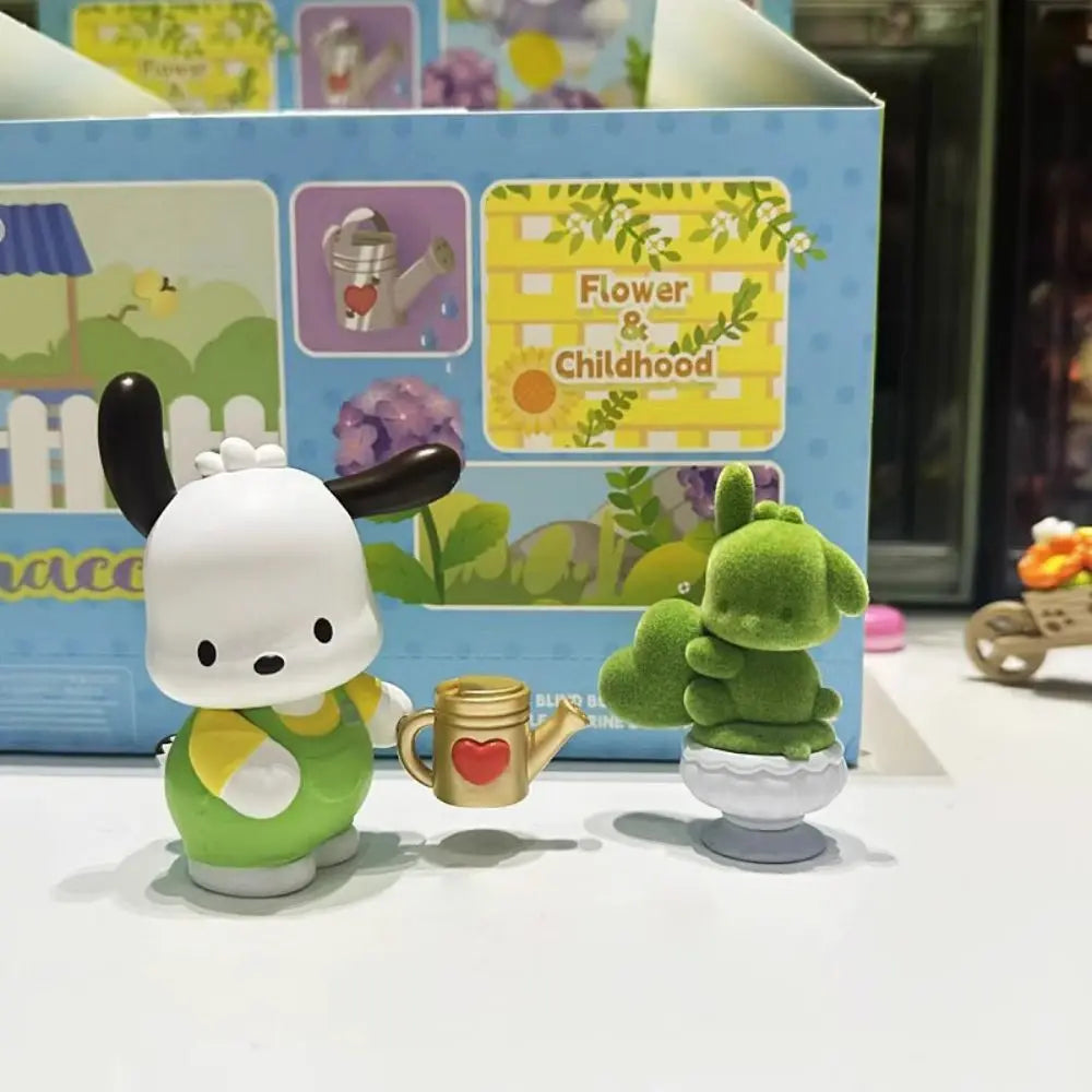 MINISO Kawaii Pochacco Figuren – Schattige Decoratie Voor Meisjes