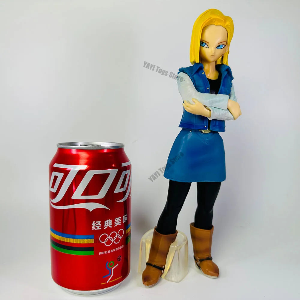 AnimeCollectibles Dragon Ball Z Android 18 Actiefiguur – Perfect Voor Verzamelaars