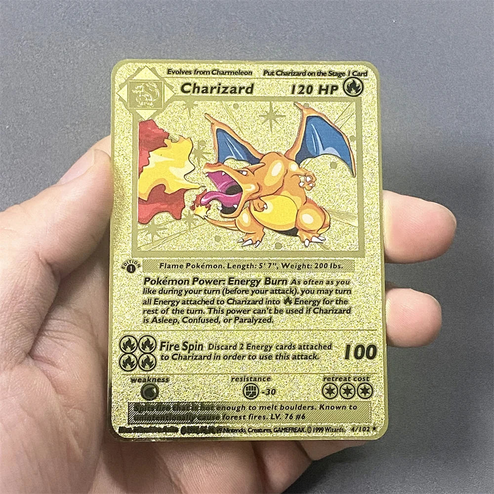 Metalen Pokémon Kaart (Engels)