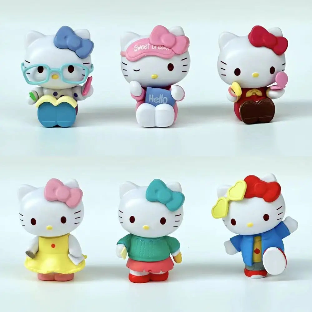 MINISO Hello Kitty Blind Box Figuren – Schattige Anime Decoratie voor Meisjes