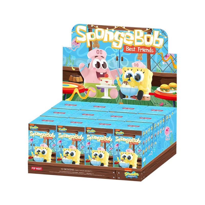 Officiële POP MART SpongeBob Beste Vrienden Serie Figuren – Verrassende Mystery Box Collectie