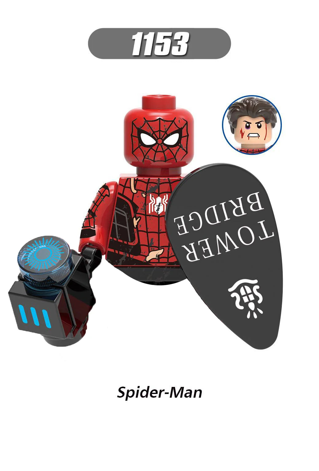 Bouwset met 1002 Marvel Deadpool en Iron Man voor Kinderen
