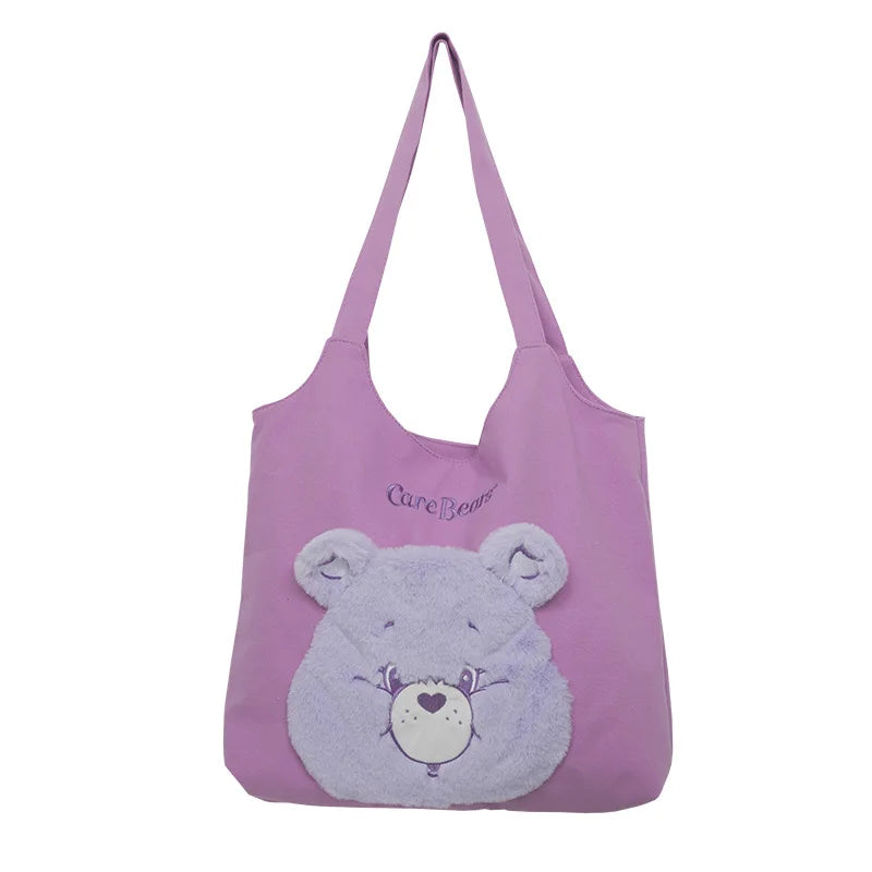 Schoudertas Canvas Carebears Met Grote Inhoud En Schattig Design