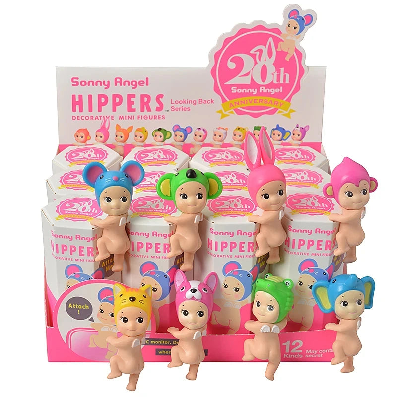 Bandai Nieuwe Engel Fruit Dierenserie Blind Box Animefiguur – Schattige Hippie Pop Voor Kinderen