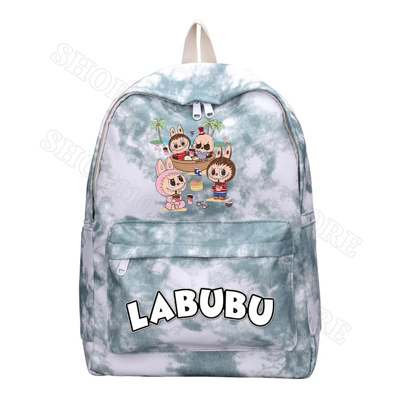 Kinderrugzak Met Schattige Labubu Cartoon Print Voor Schoolgebruik