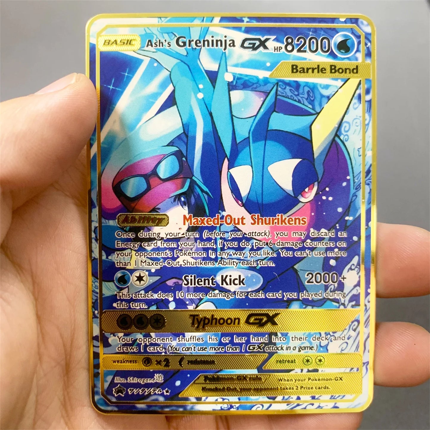 Metalen Pokémon Kaart (Engels)