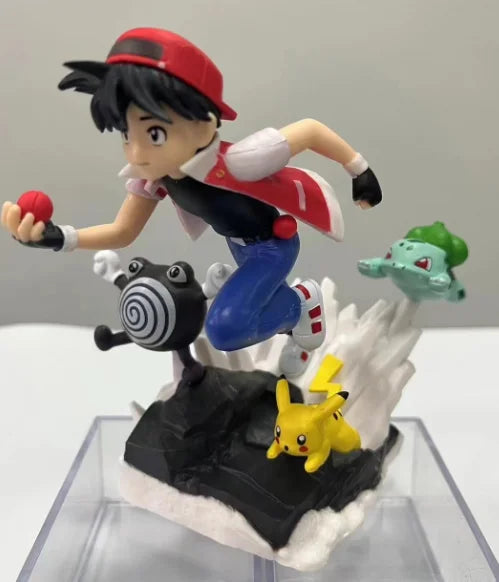 Actiefiguren Pokemon Ash Ketchum Super Mario Met Dynamische Loopstijl