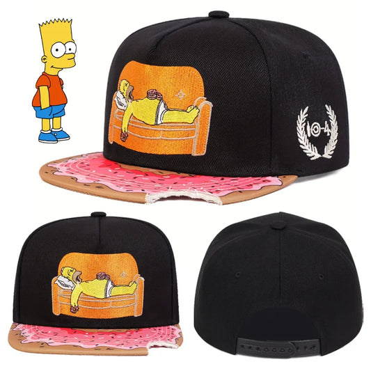 The Simpsons Baseball Cap Voor Zonbescherming en Stijl