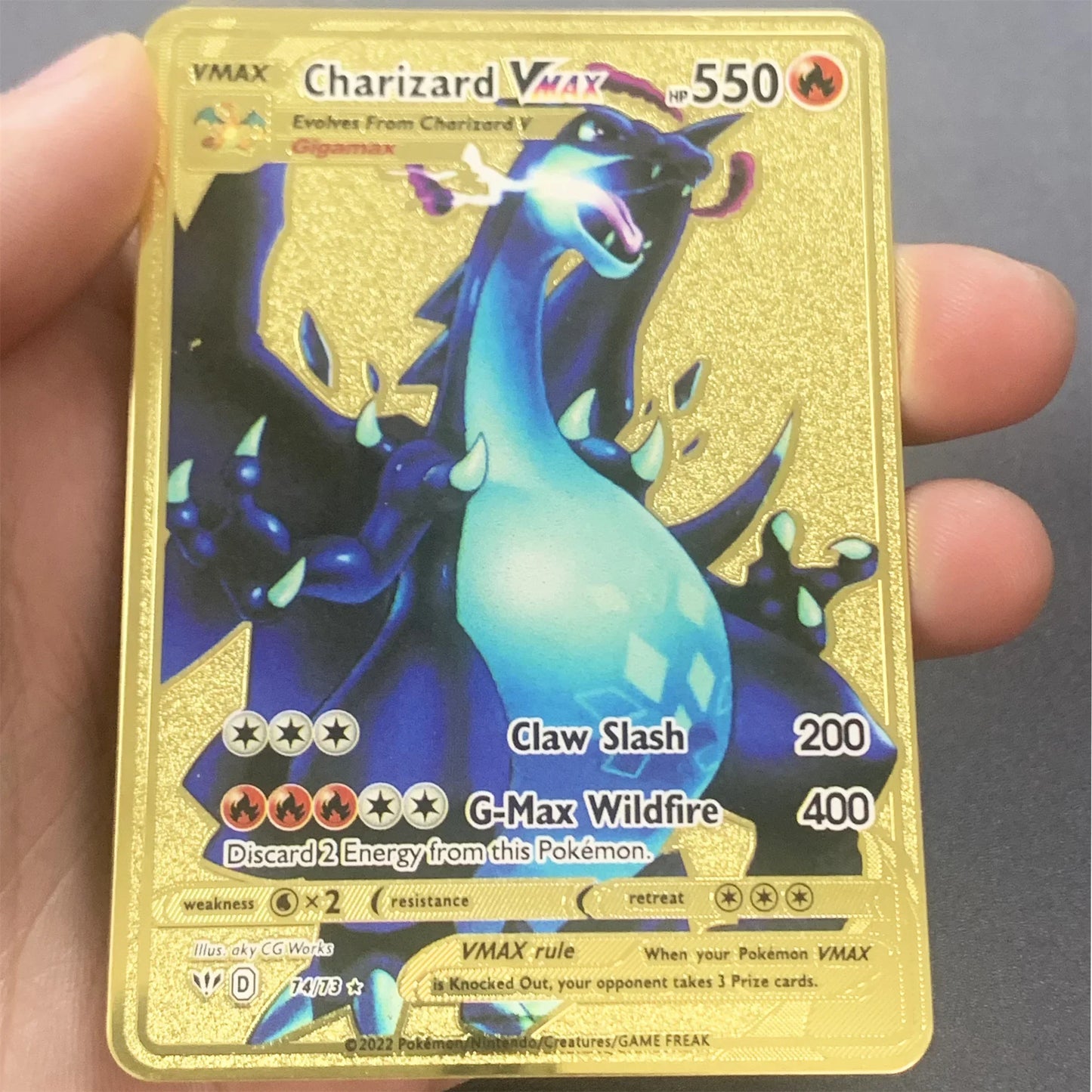 Metalen Pokémon Kaart (Engels)