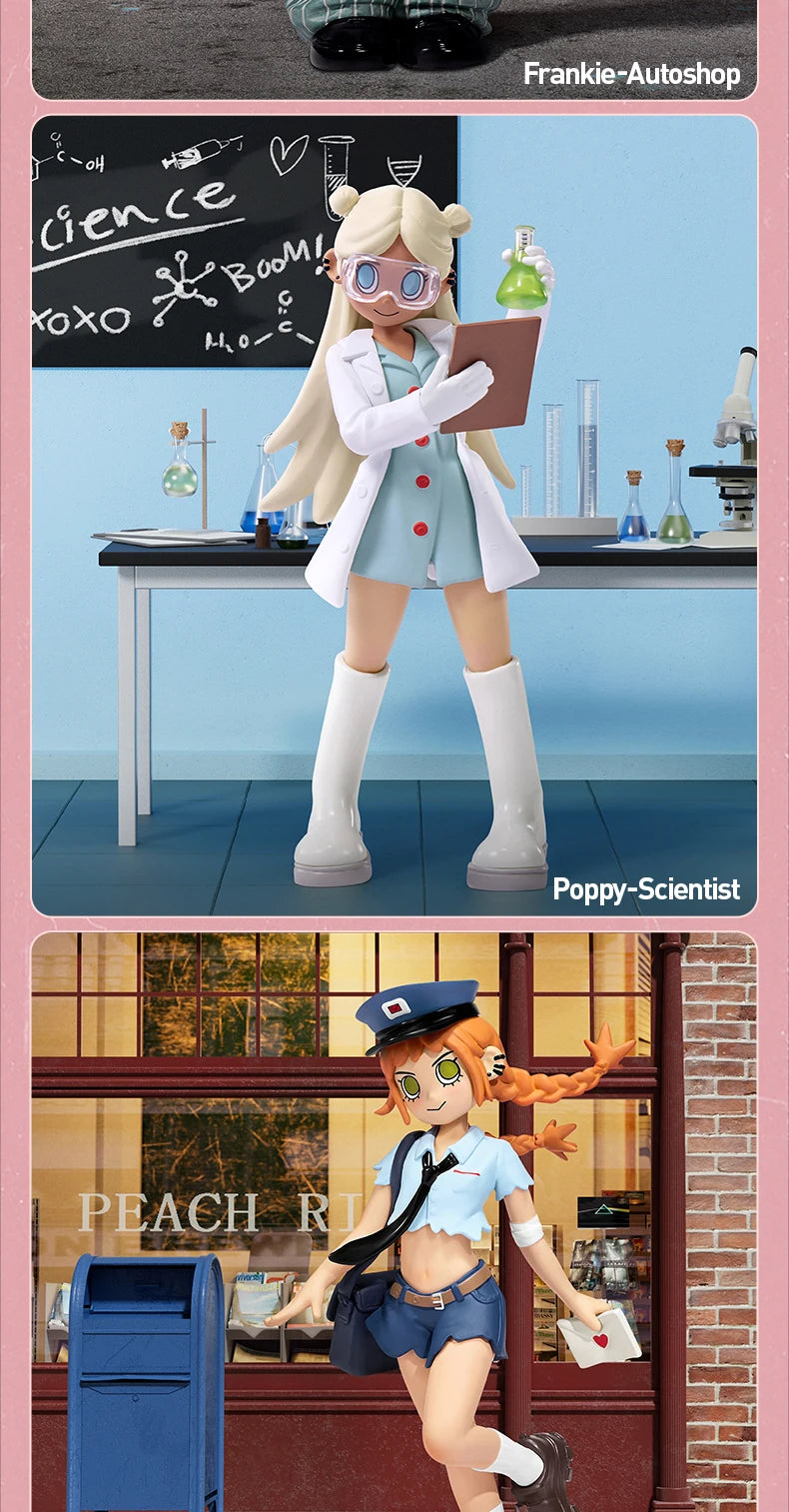 Officiële POP MART Peach Riot Rush Hour Series Figuren – Mysterie Box Vol Verrassingen
