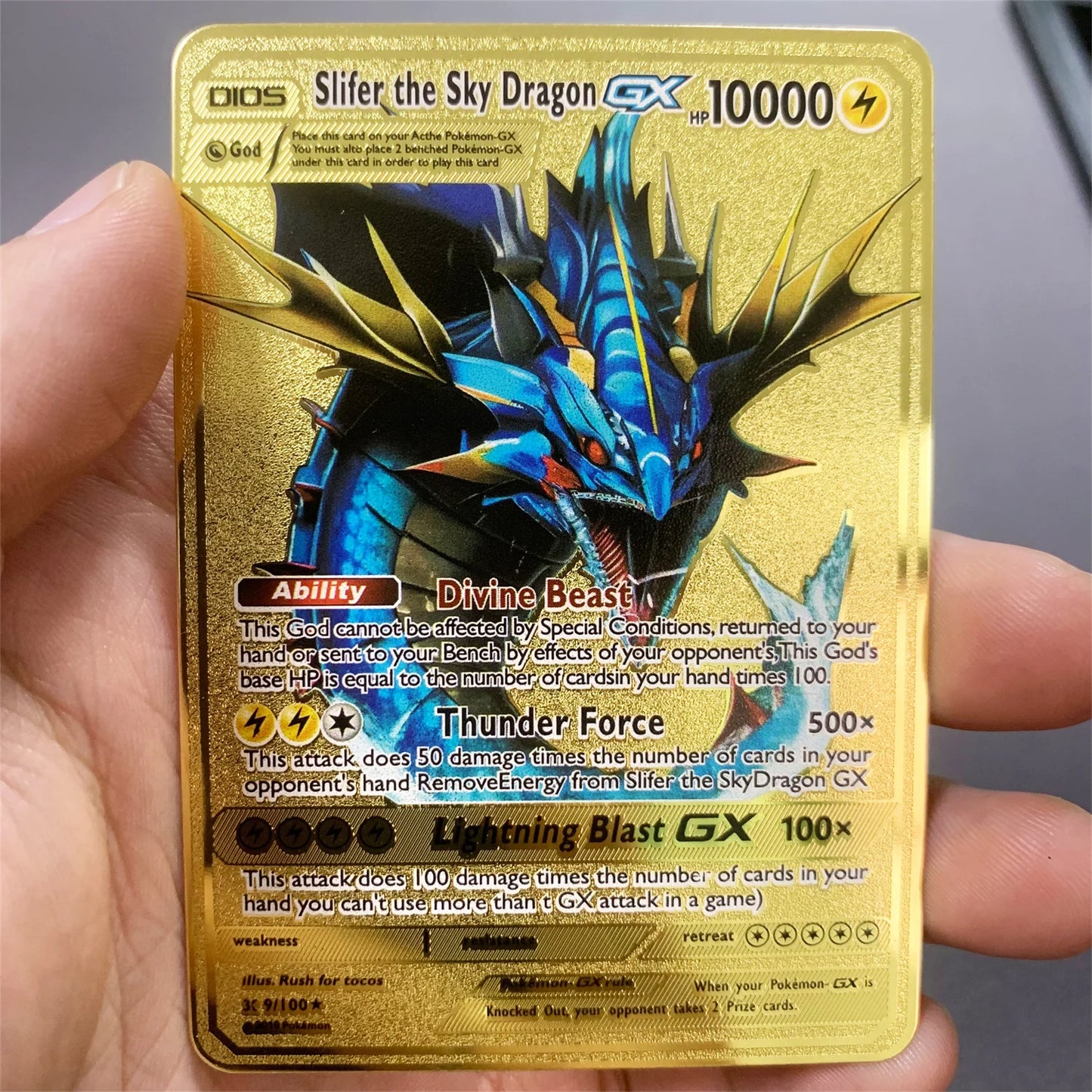 Metalen Pokémon Kaart (Engels)
