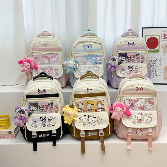 Sanrio Hello Kitty My Melody Rugzak met ruime capaciteit