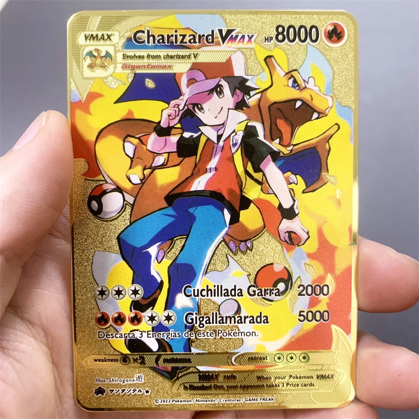 Metalen Pokémon Kaart (Engels)