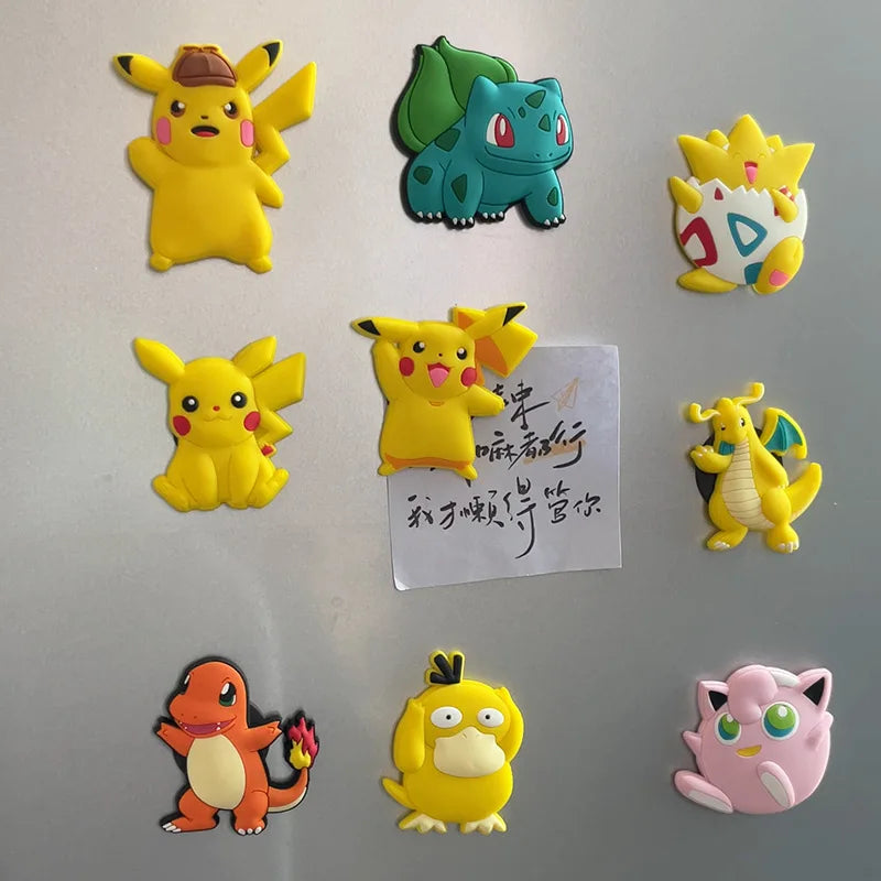 Koelkastmagneten Pikachu en Snorlax Kawaii Decoraties