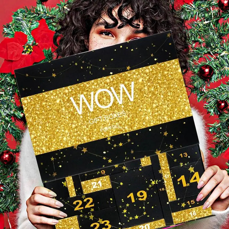 GlowNova 24 Dagen Adventskalender Make-up Set – All-in-One 2025