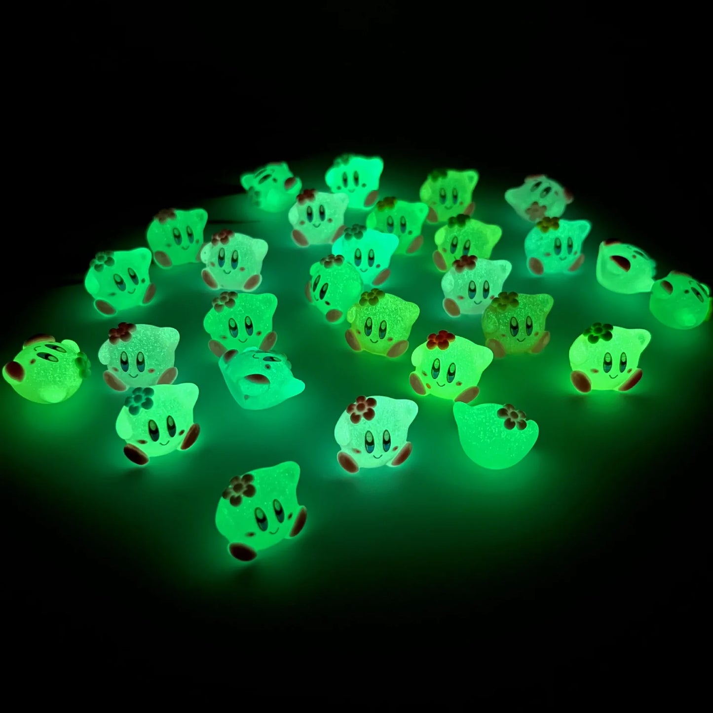 Zoobies Star Kirby Actiefiguur Set – Luminous en Unieke Decoratieve Sleutelhanger