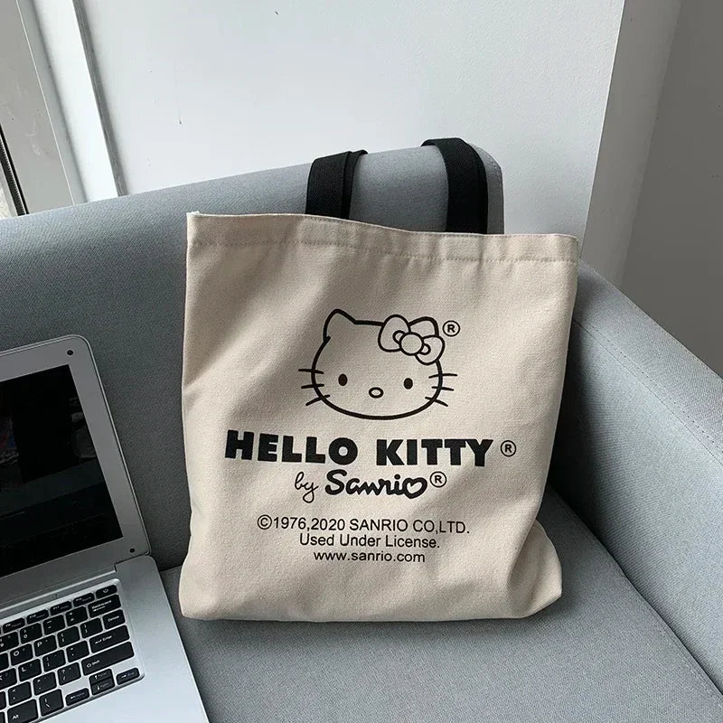 Canvas Tas Tote Hello Kitty – Grote Inhoud Duurzaam