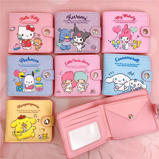 Kawaii Sanrio Geldtasje Portemonnee met Schattige Personages