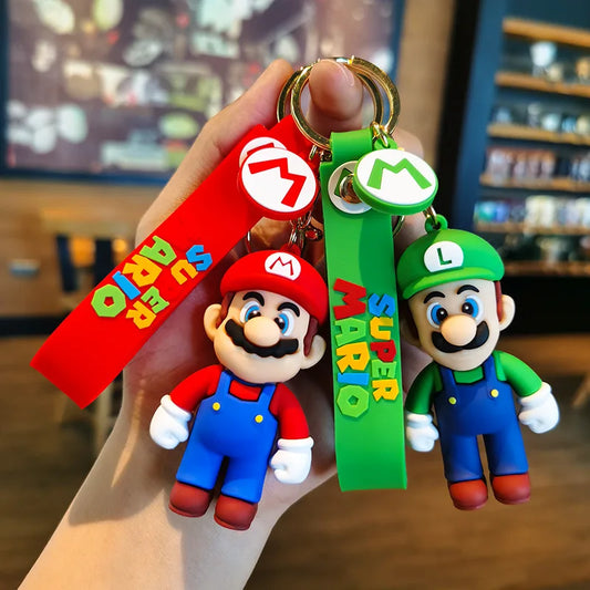 Sleutelhanger Super Mario Figuren Set Met Poppen Voor Tas