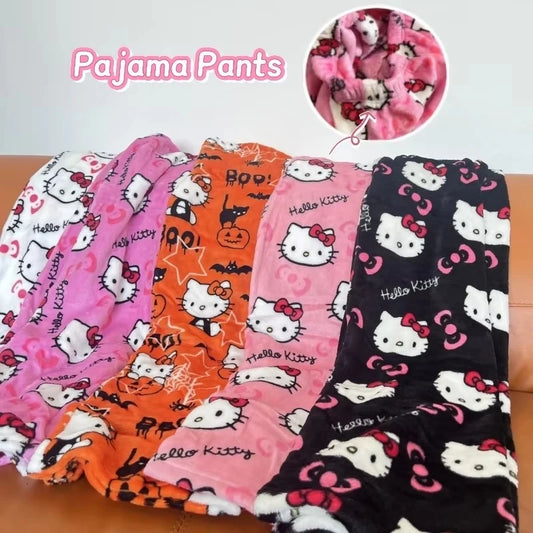 Dames Pyjamabroek Y2K Hello Kitty Sanrio Comfortabele Nachtkleding