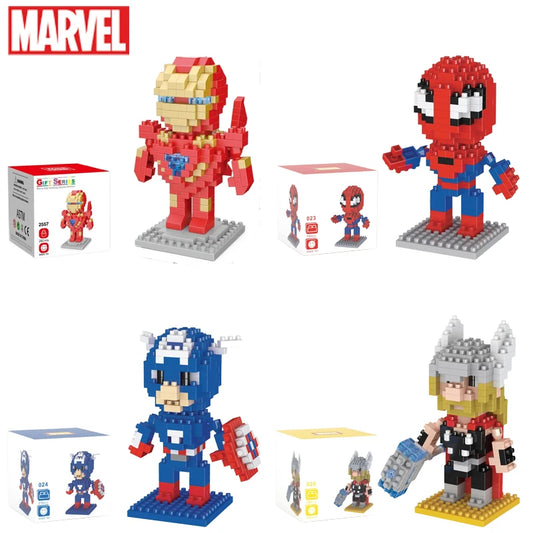 Marvel Legends Blokken Spiderman en Iron Man Voor Kinderen