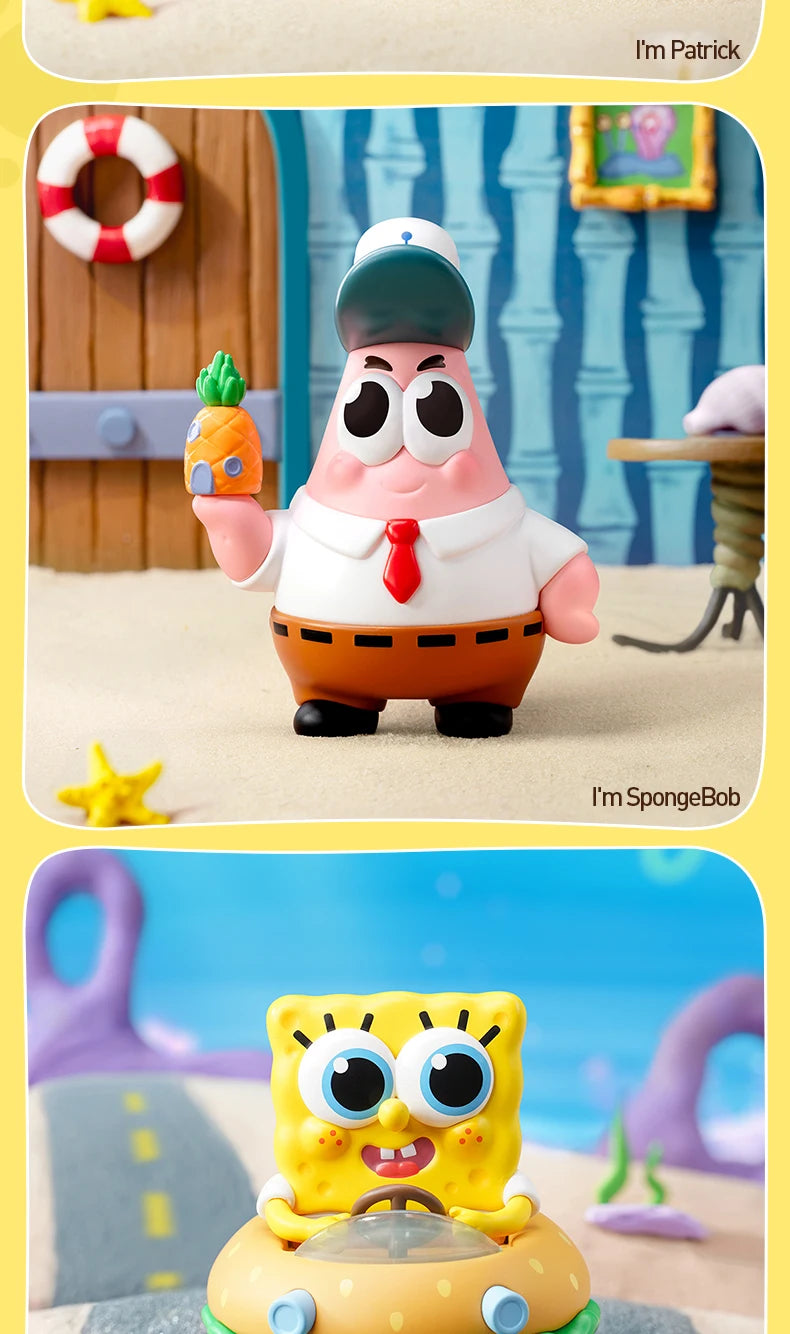 Officiële POP MART SpongeBob Beste Vrienden Serie Figuren – Verrassende Mystery Box Collectie