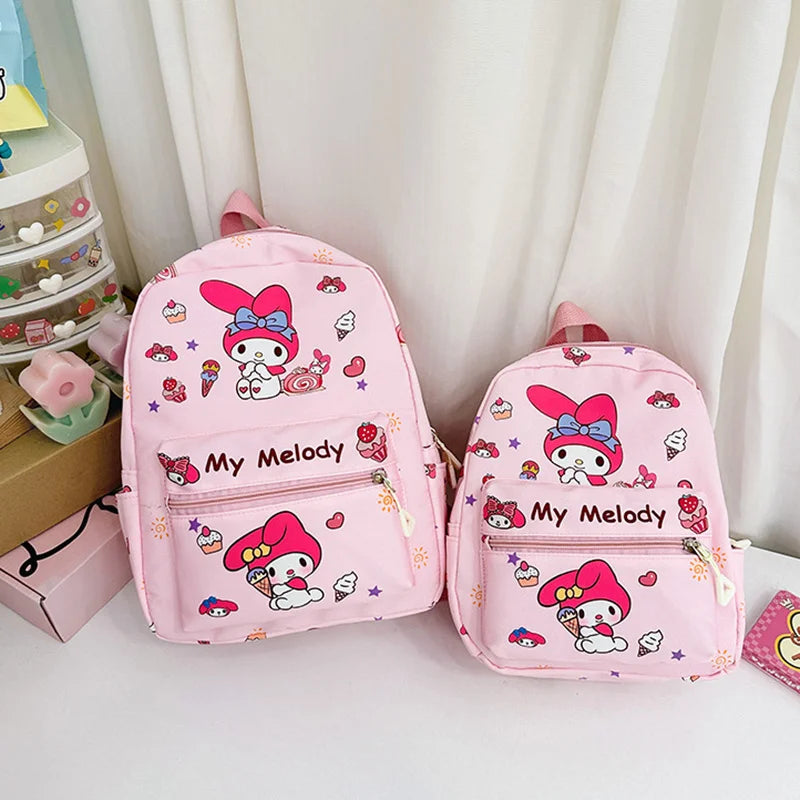 Sanrio Kuromi Hello Kitty My Melody Rugzak – Schattig Pompom Purin
