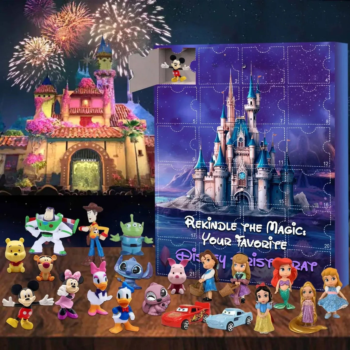 MINISO Disney Adventskalender Poppen 24 Dagen Kerstsfeer Cadeau 2025