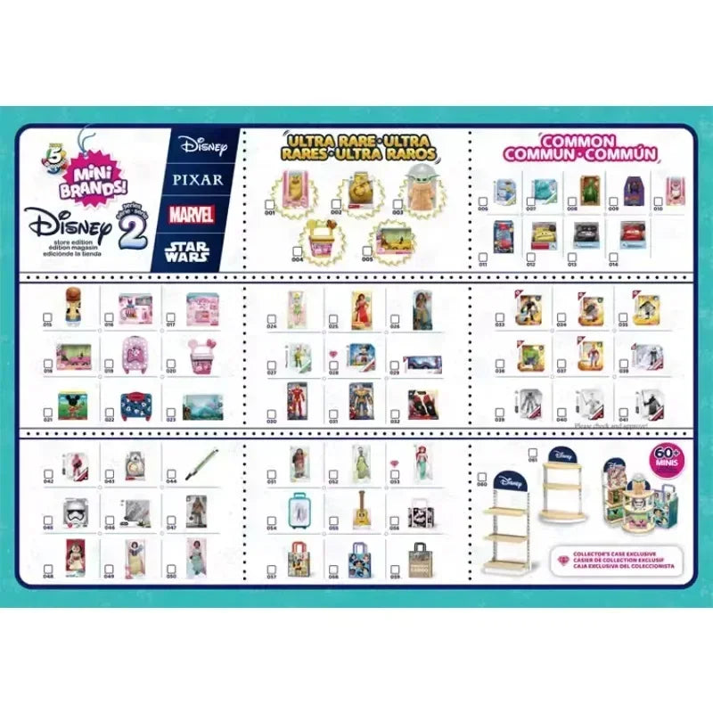 Disney 5 Surprise Capsule Toys Mini Brands Serie Blind Box - Collecties