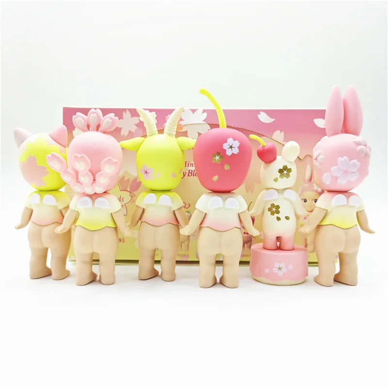 MINISO Sonny Angle Kersenbloesem Serie Mini Figuren – Beperkte Editie Verzameldoll voor Kinderen