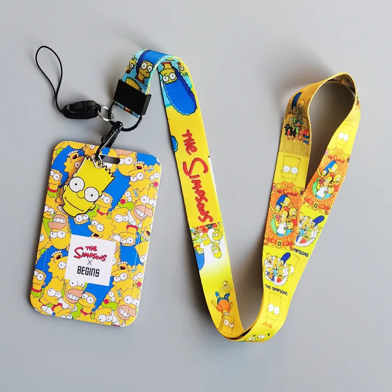 Simpsons Bart Kaarthouder voor Studenten en Reisbadge