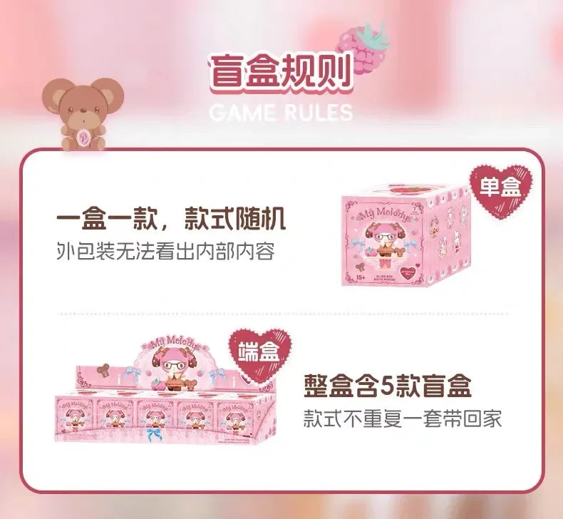 Miniso My Melody Mysterieuze Blinddoos Ornamenten – Schattige Actiefiguren voor Trendy Cadeaus