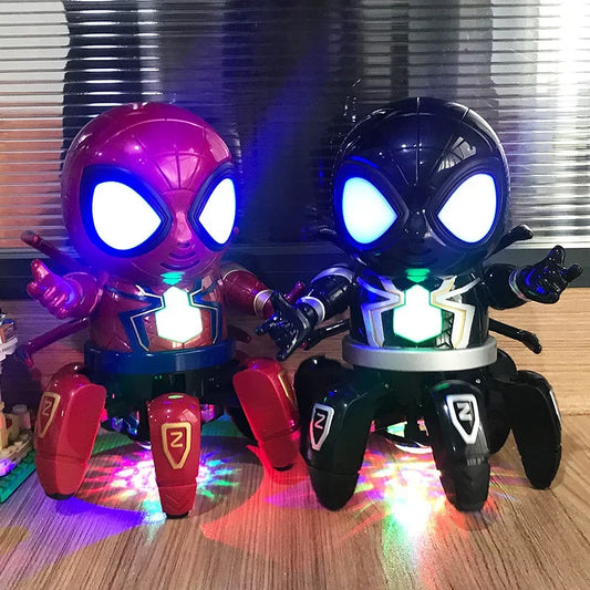 Dansende Spider Man Robot Met Muziek En Licht Voor Kinderen