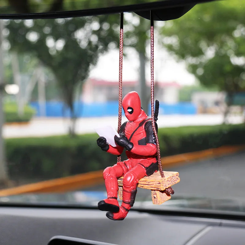 Marvel Deadpool Auto Spiegelhanger Mini Model Speelgoed Cadeau