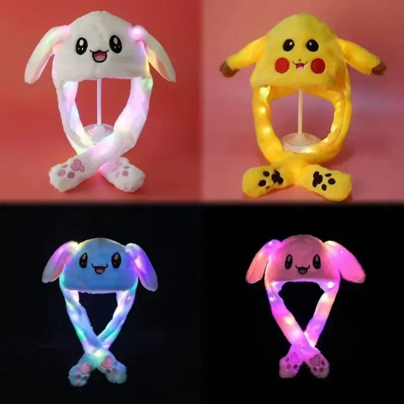 LED Pluche Pokemon muts Met Gloeiende Pikachu Oren Voor Feestjes