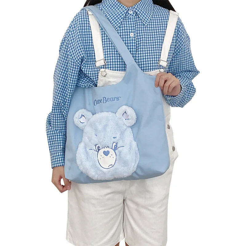 Schoudertas Canvas Carebears Met Grote Inhoud En Schattig Design