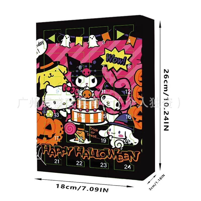Adventskalender 24 Dagen Sanrio, Hello Kitty en Kuromi Feestplezier