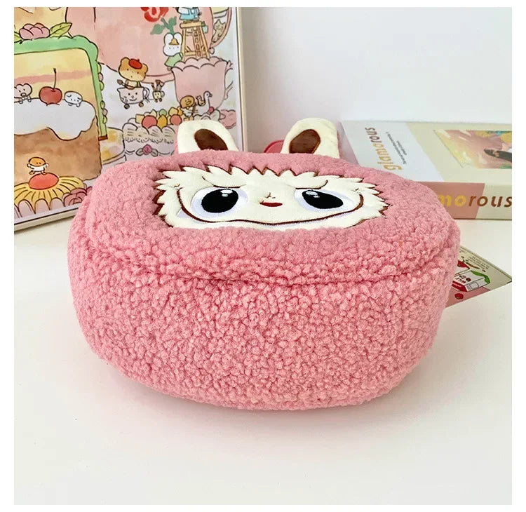Labubu Crossbody schoudertas – Schattige Pluche Met Grote Capaciteit