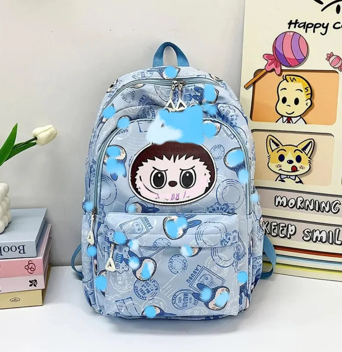 Miniso Labubu Rugzak – Stijlvolle Casual Schooltas Voor Studenten