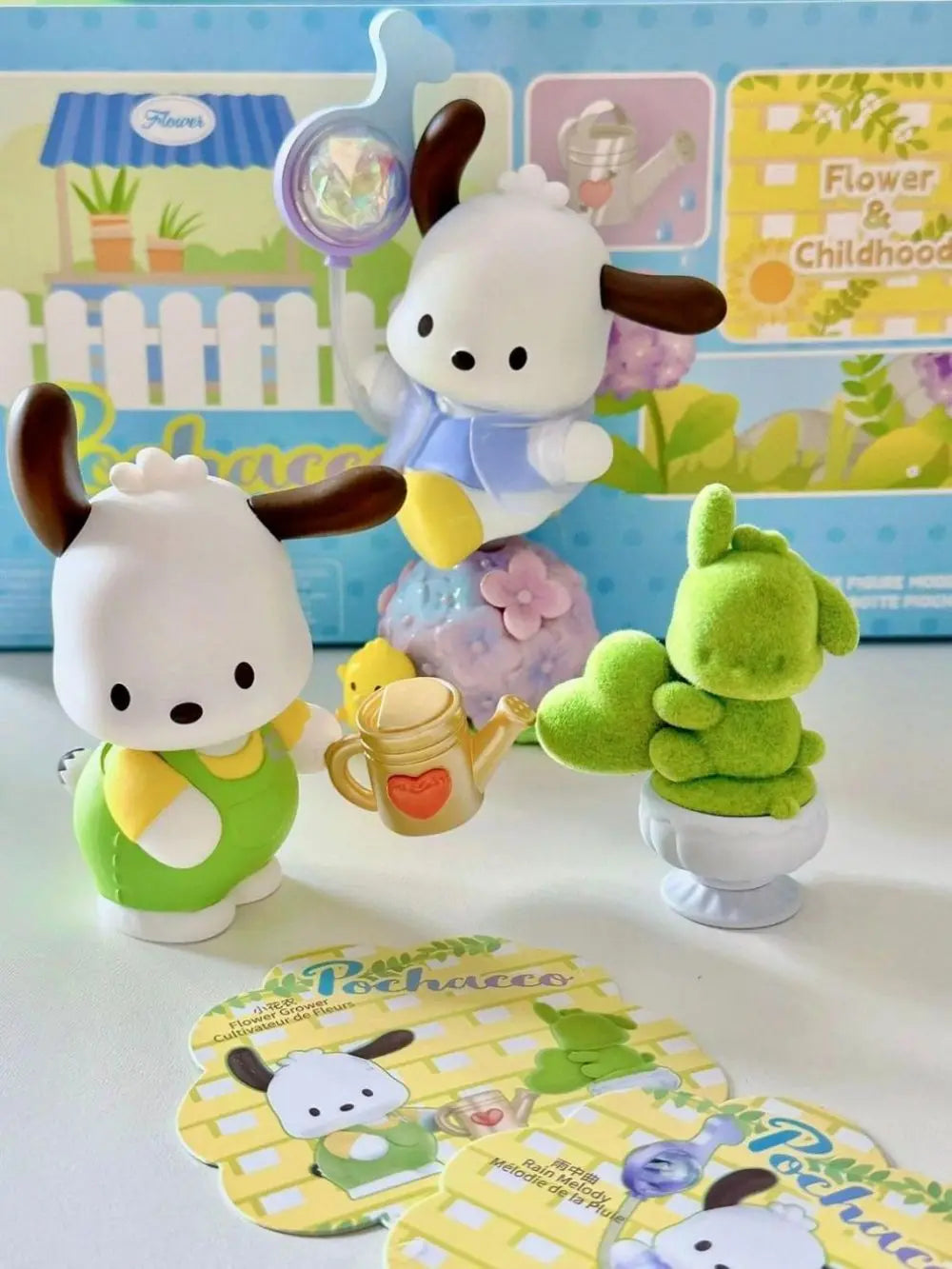 MINISO Kawaii Pochacco Figuren – Schattige Decoratie Voor Meisjes