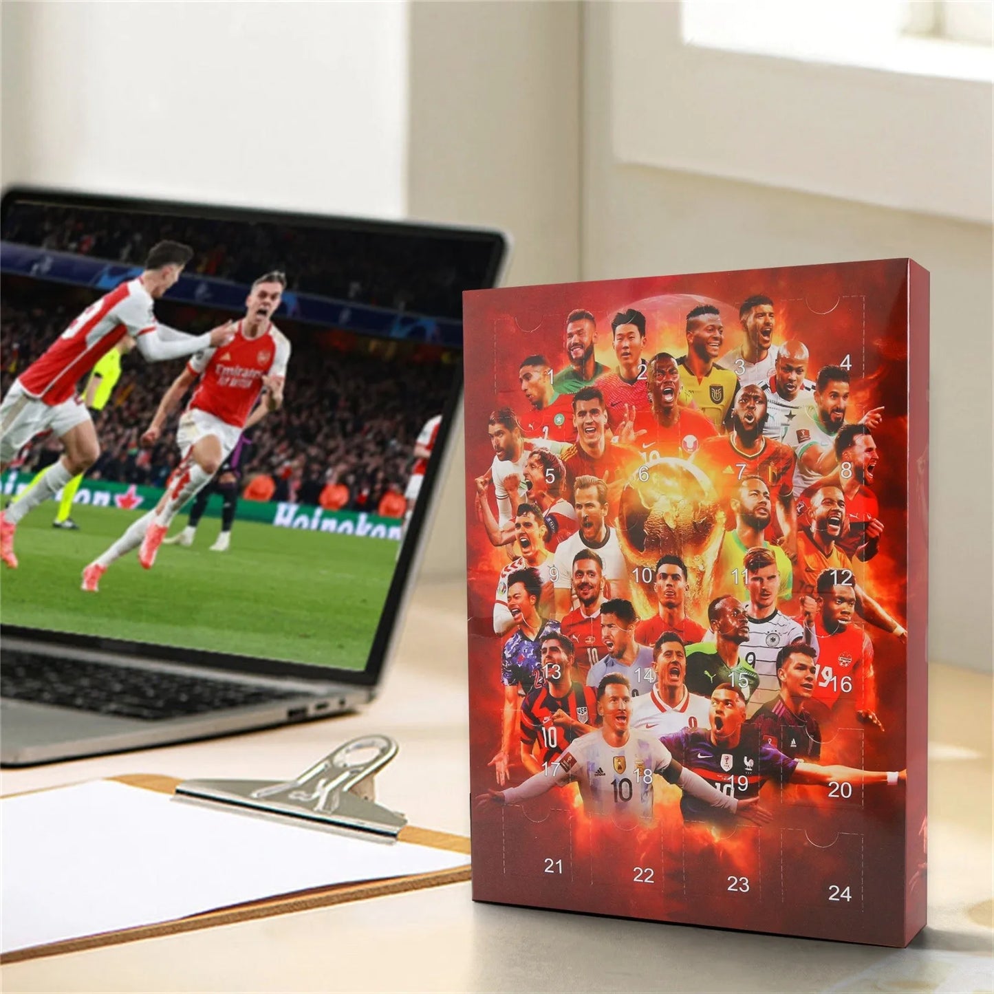 24-delige SportKids Soccer Adventskalender 2025 - 24 Dagen Plezier