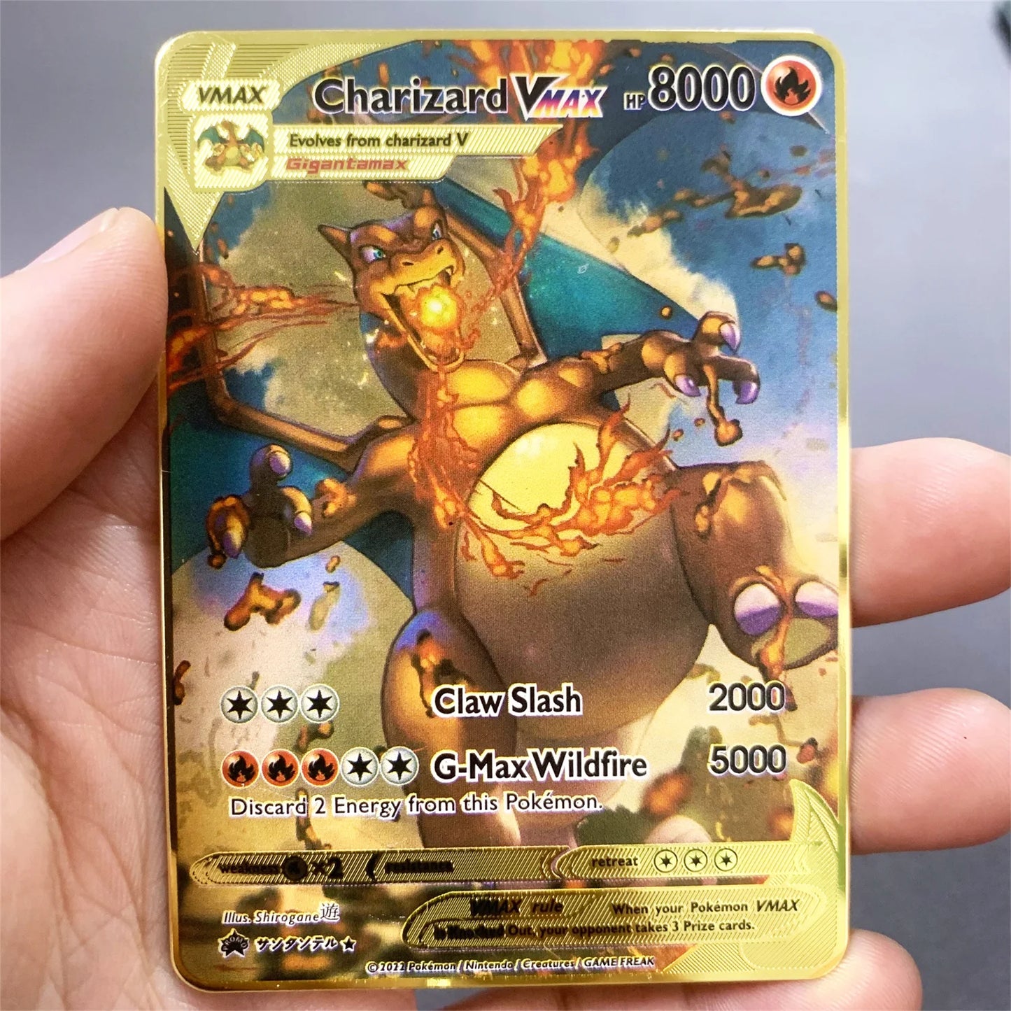 Metalen Pokémon Kaart (Engels)