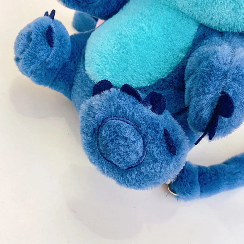 Kawaii Lilo En Stitch Pluche Rugzak – Schattig Cartoon Ontwerp Met Grote Capaciteit