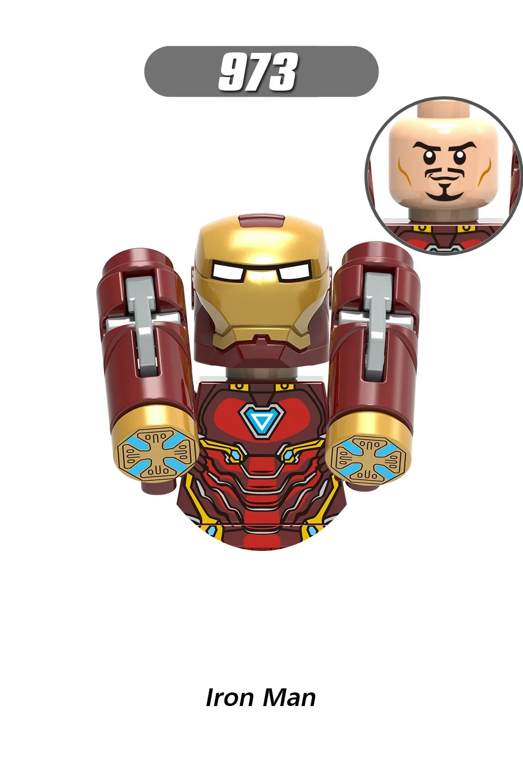 Bouwset met 1002 Marvel Deadpool en Iron Man voor Kinderen